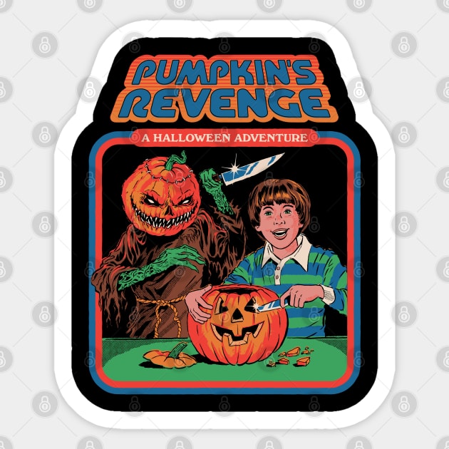 Pumpkin's Revenge Sticker by Steven Rhodes